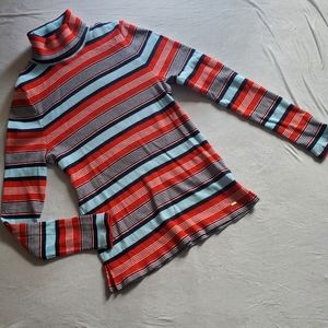 🍄3/$20🍄TOMMY HILFIGER turtleneck stretchy cable stripe